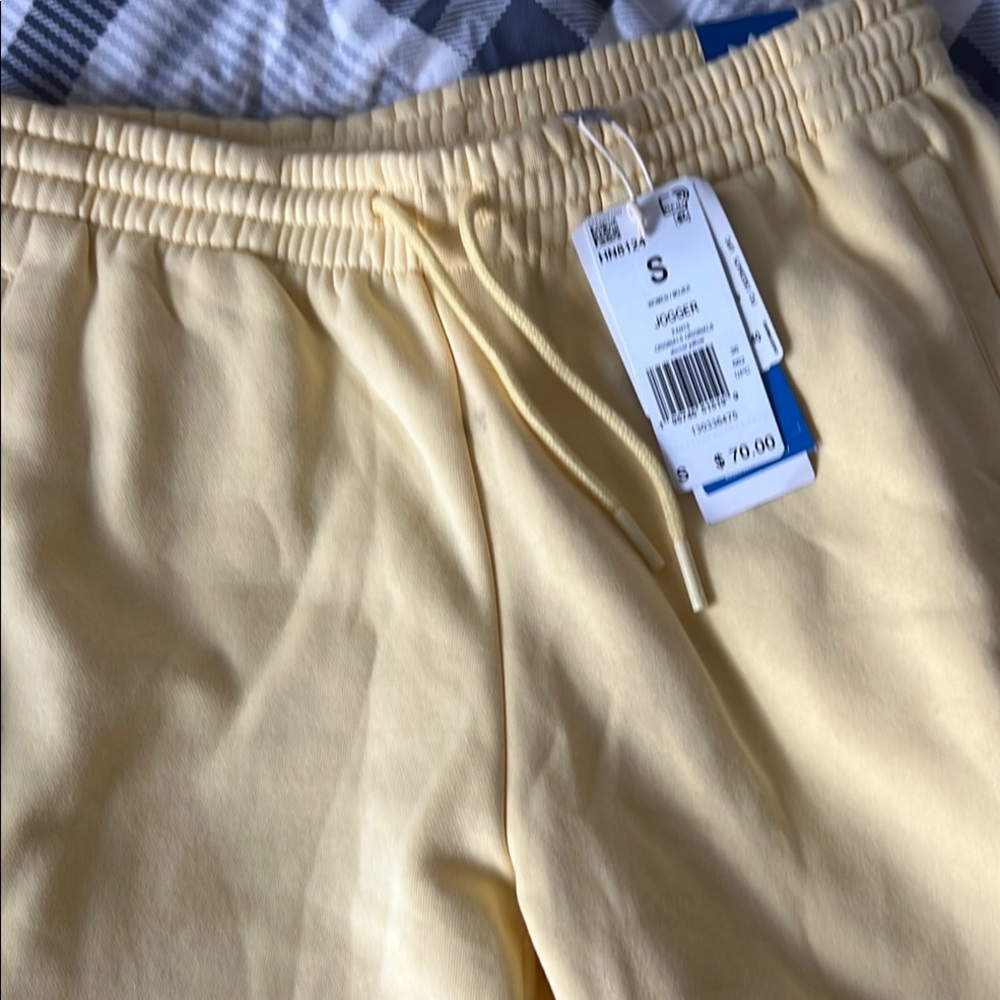 Adidas Light Yellow Sweatpants